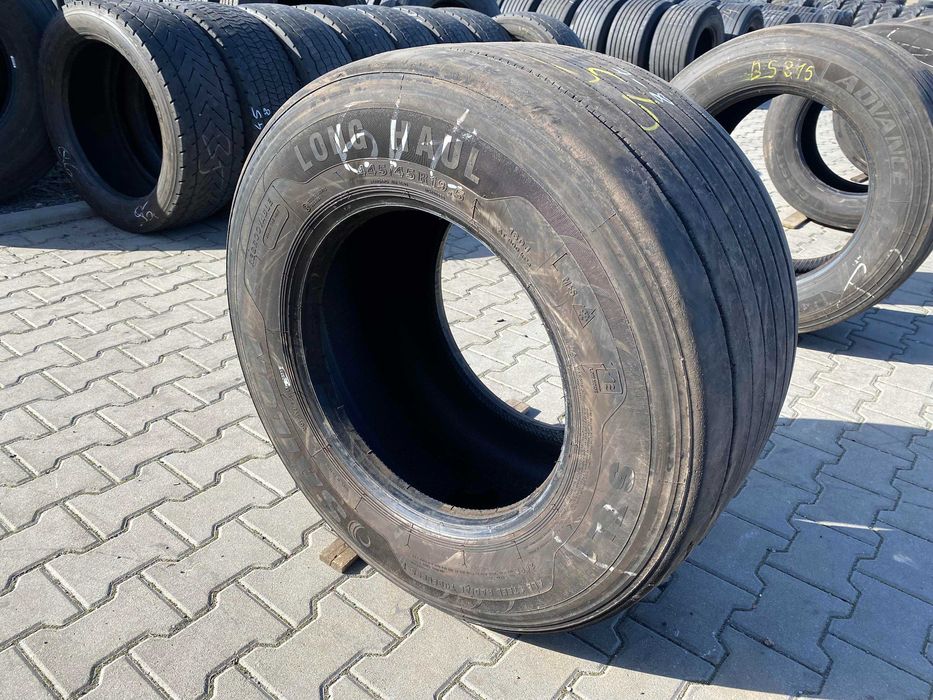 Opona 445/45R19.5 SAILUN LONG HAUL STL1 Naczepowa 7-8mm