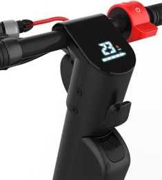 Scooter elétrica dobrável à prova d'água com pneus a vácuo de 10"