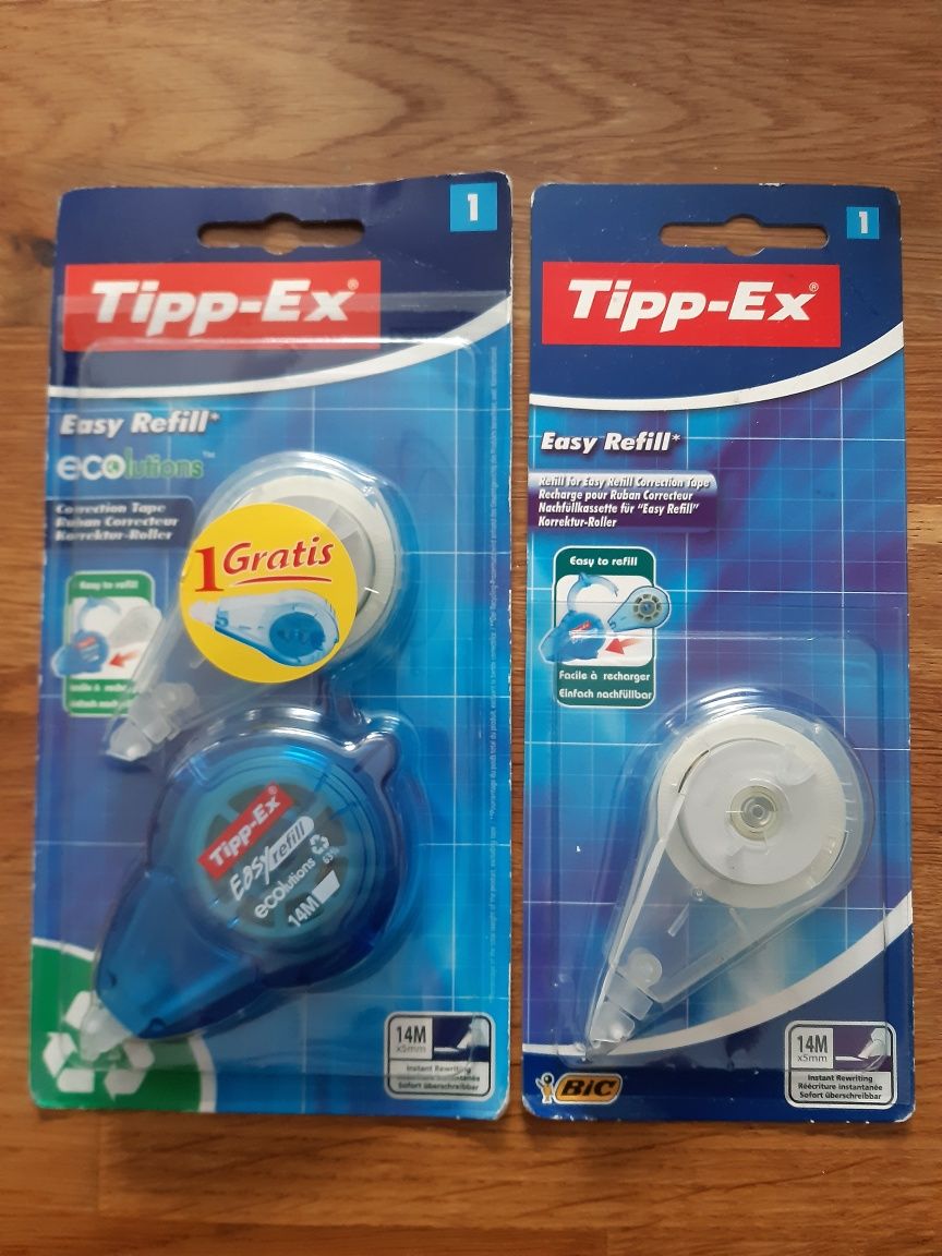 Fita corretora Tipp-Ex Easy Refill - incl 2 recargas - novo!