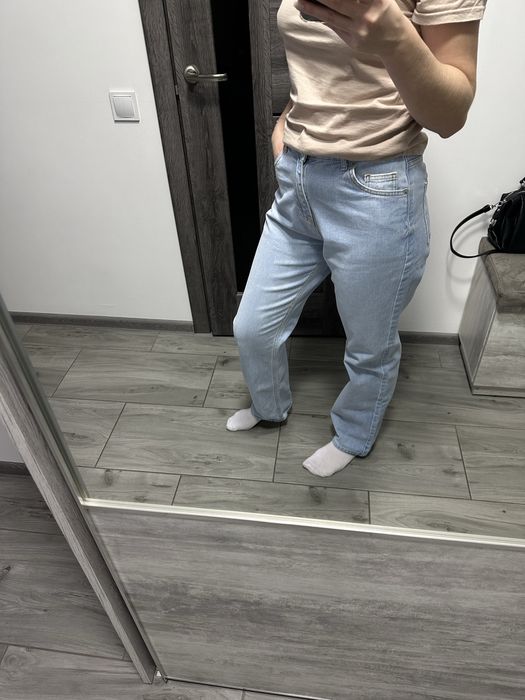 Джинси кльош прямі