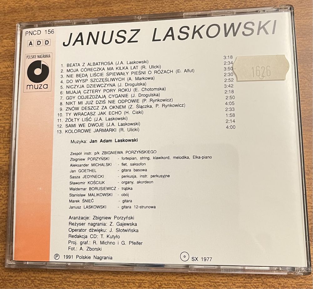 Janusz Laskowski Kolorowe Jarmarki cd Polskie Nagrania