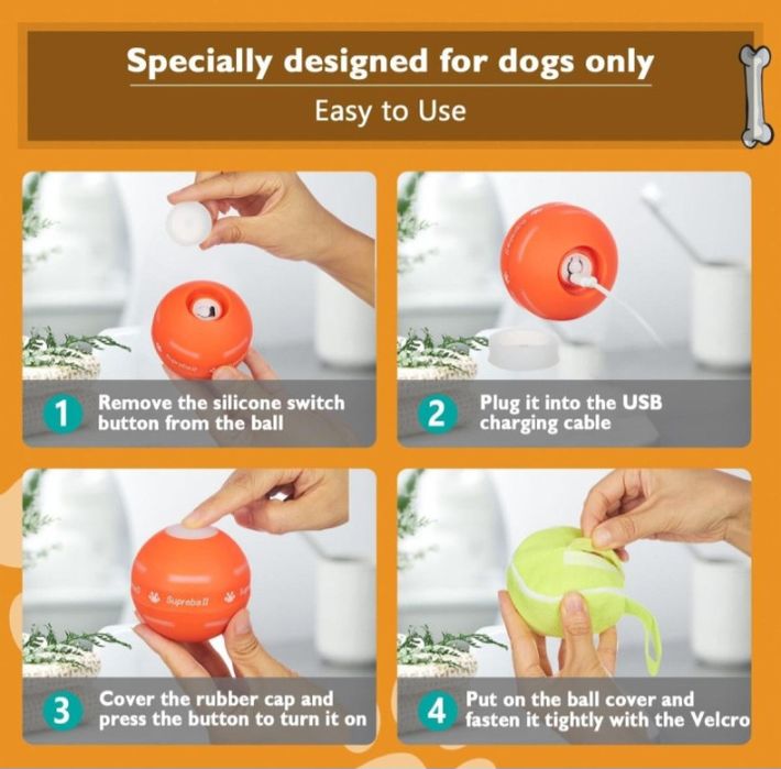 Cмарт м'ячик для собак PetDroid