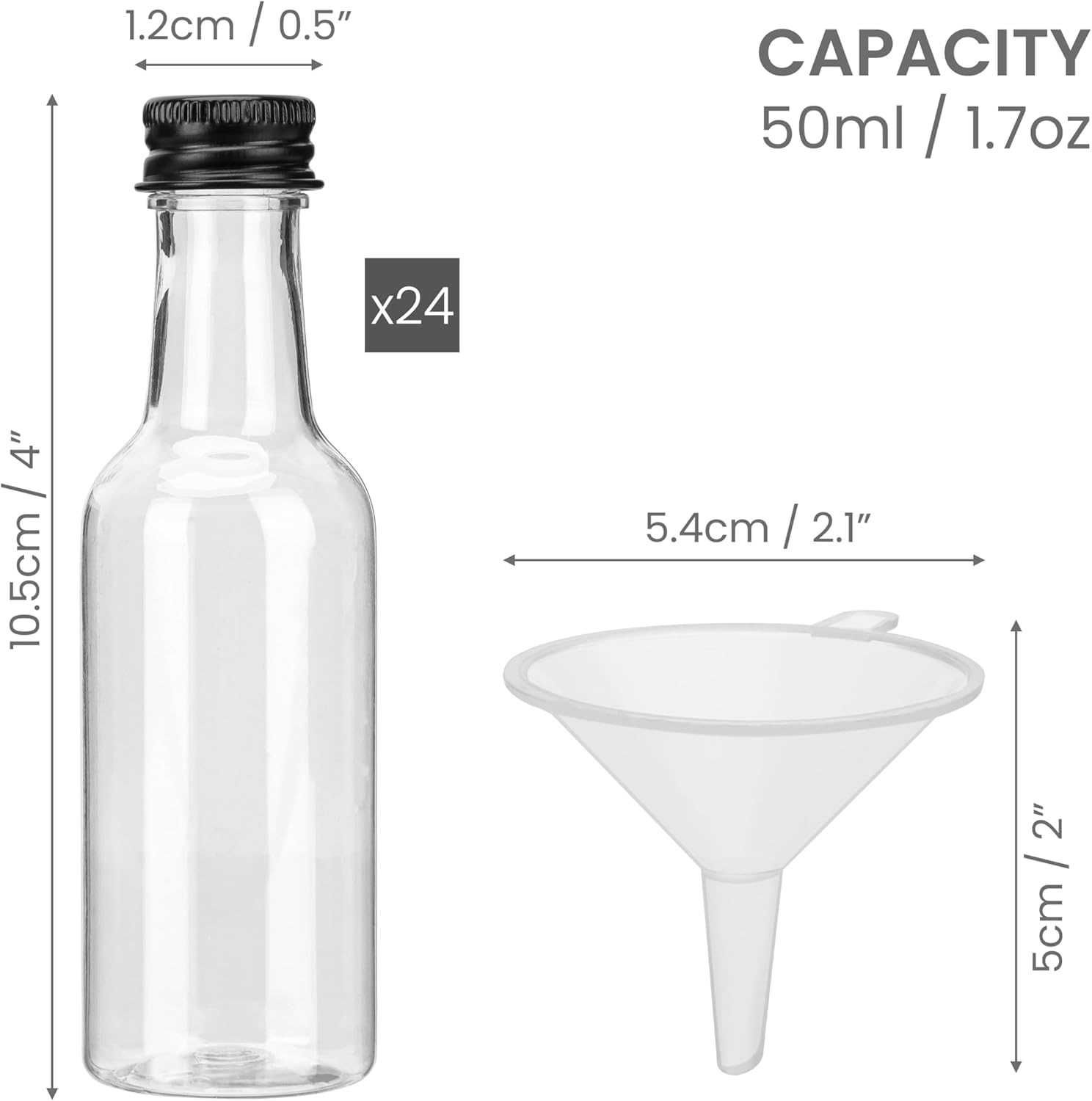 Nowa butelka/ plastikowe butelki / 50ml /buteleczka / naczynko !3608!