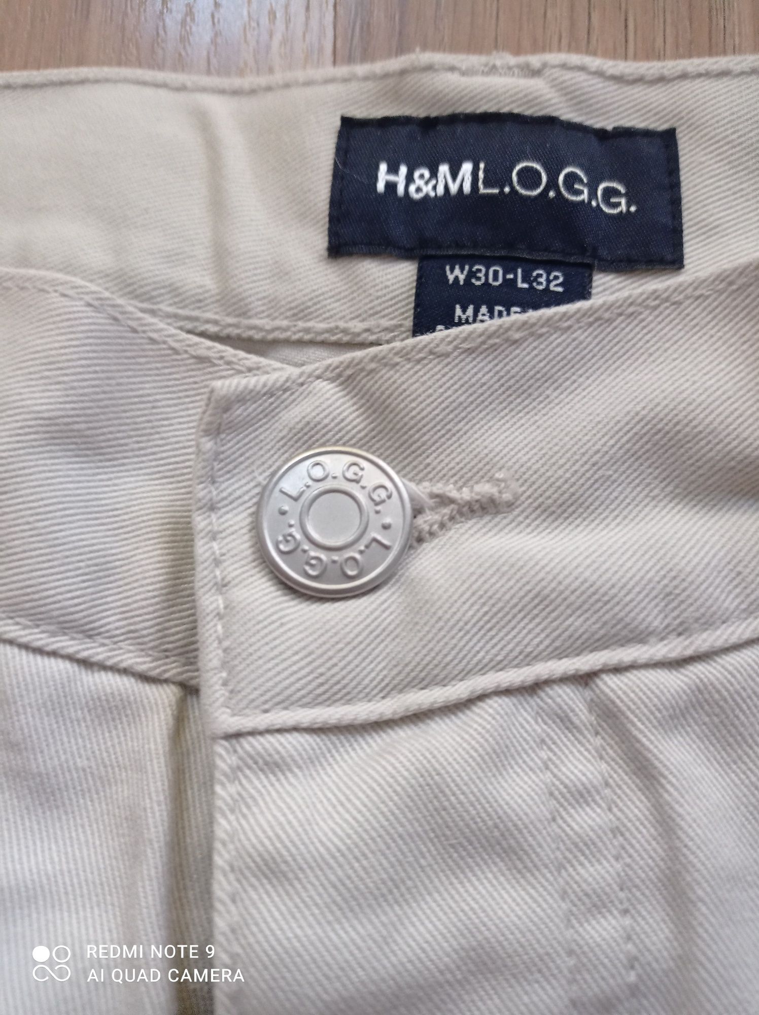 Spodnie męskie H&M.