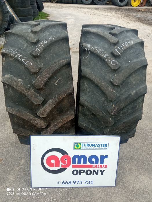 420/65R20 Mitas opony używane rolnicze para