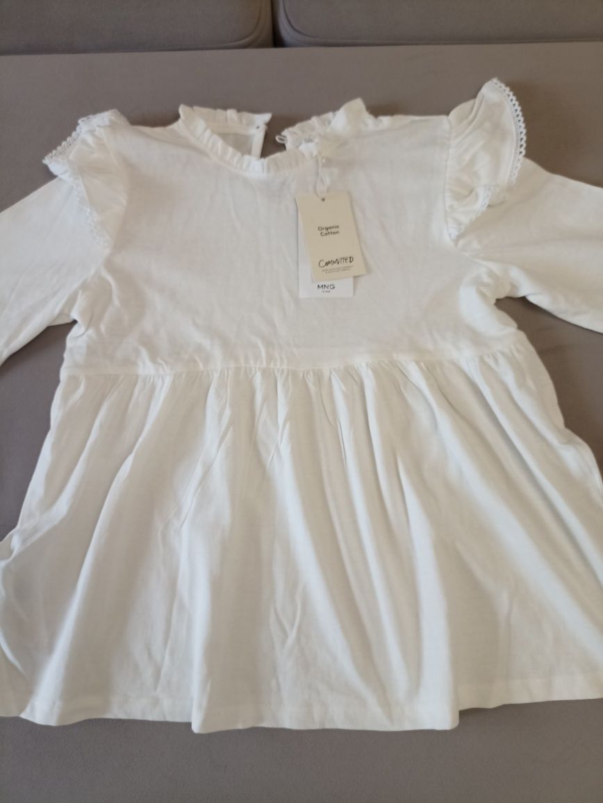 Новая блузка Mango 8-9 лет девочке, Манго в школу