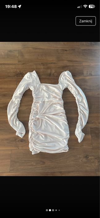 Kremowa sukienka oh polly