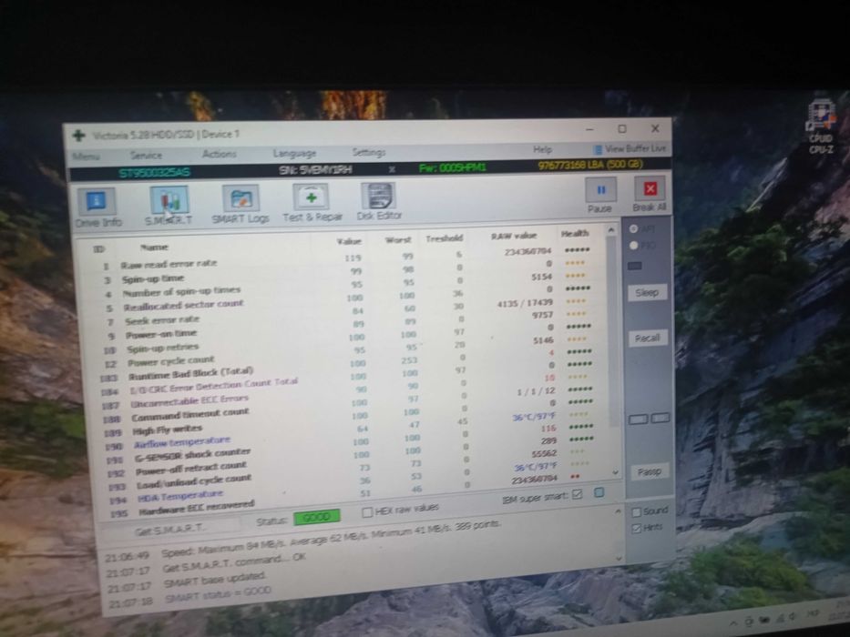 Жорсткий диск Seagate 500 gb 2.5