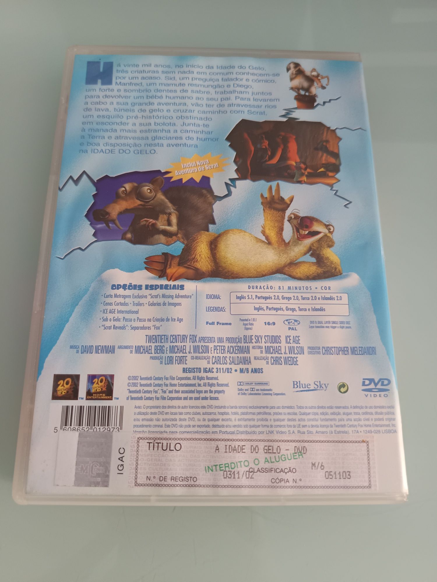 DVD a idade do gelo