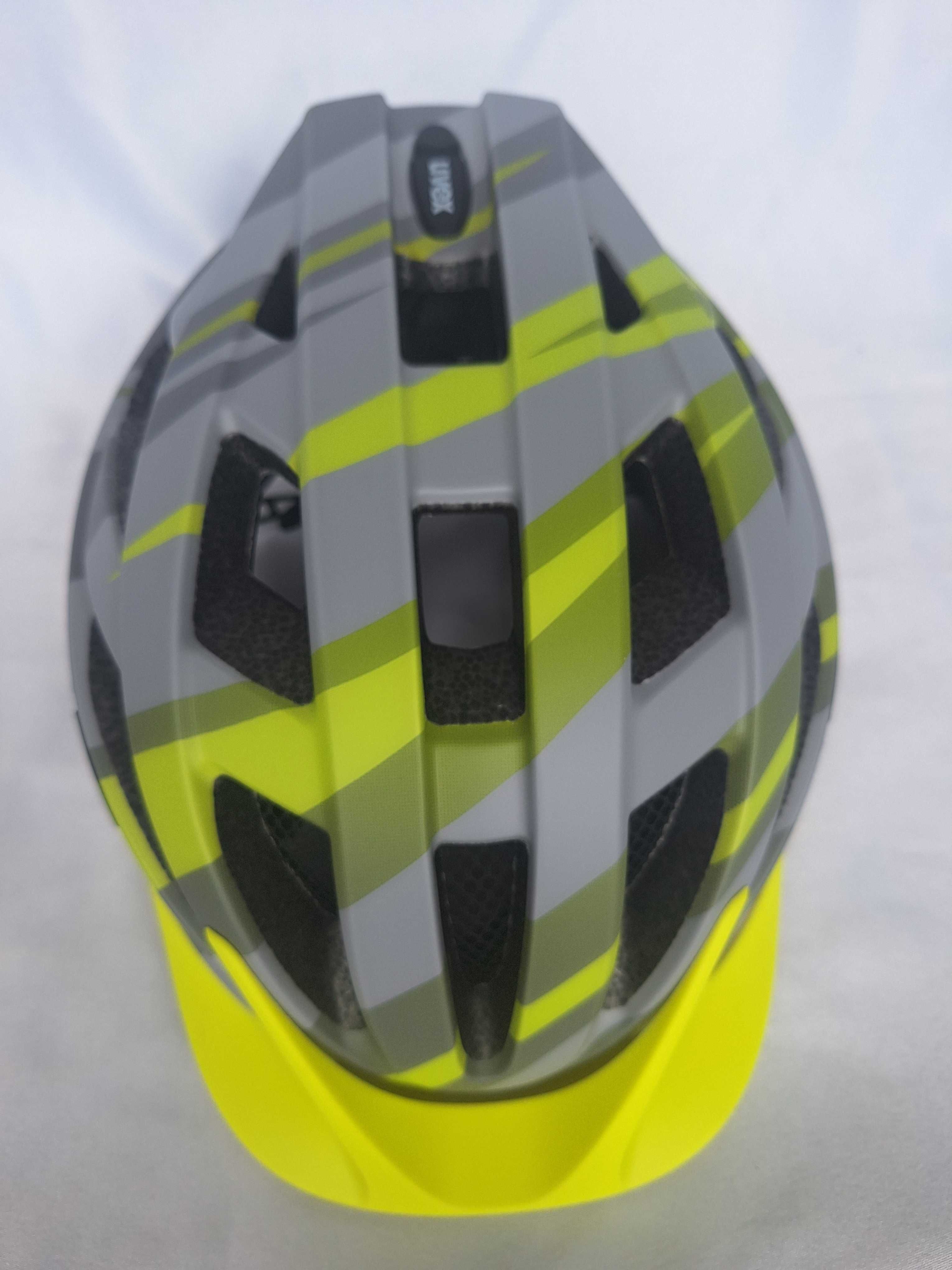 Kask rowerowy Uvex Air Wing cc Grey Lime Mat M 52-57cm