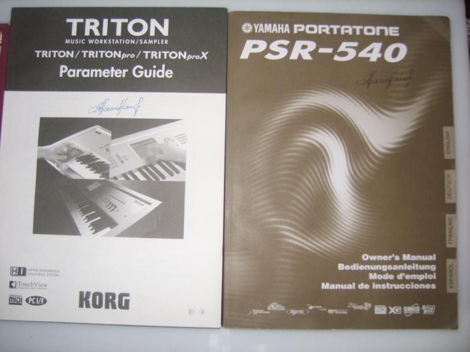 Синтезаторные руководства пользователя YAMAHA, ROLAND, KORG, CASIO !