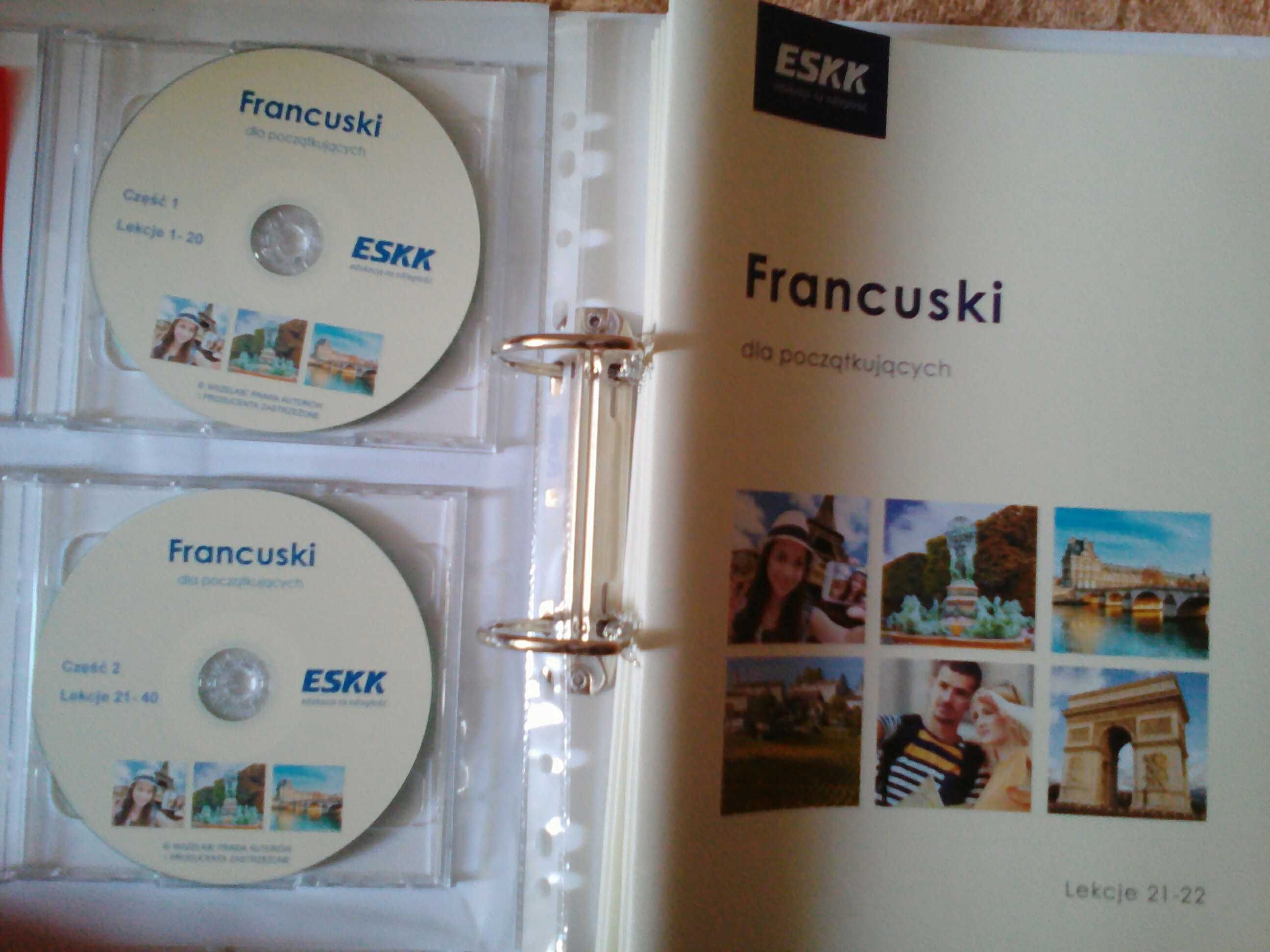 ESKK Francuski dla początkujących + gratis Angielski audiobook