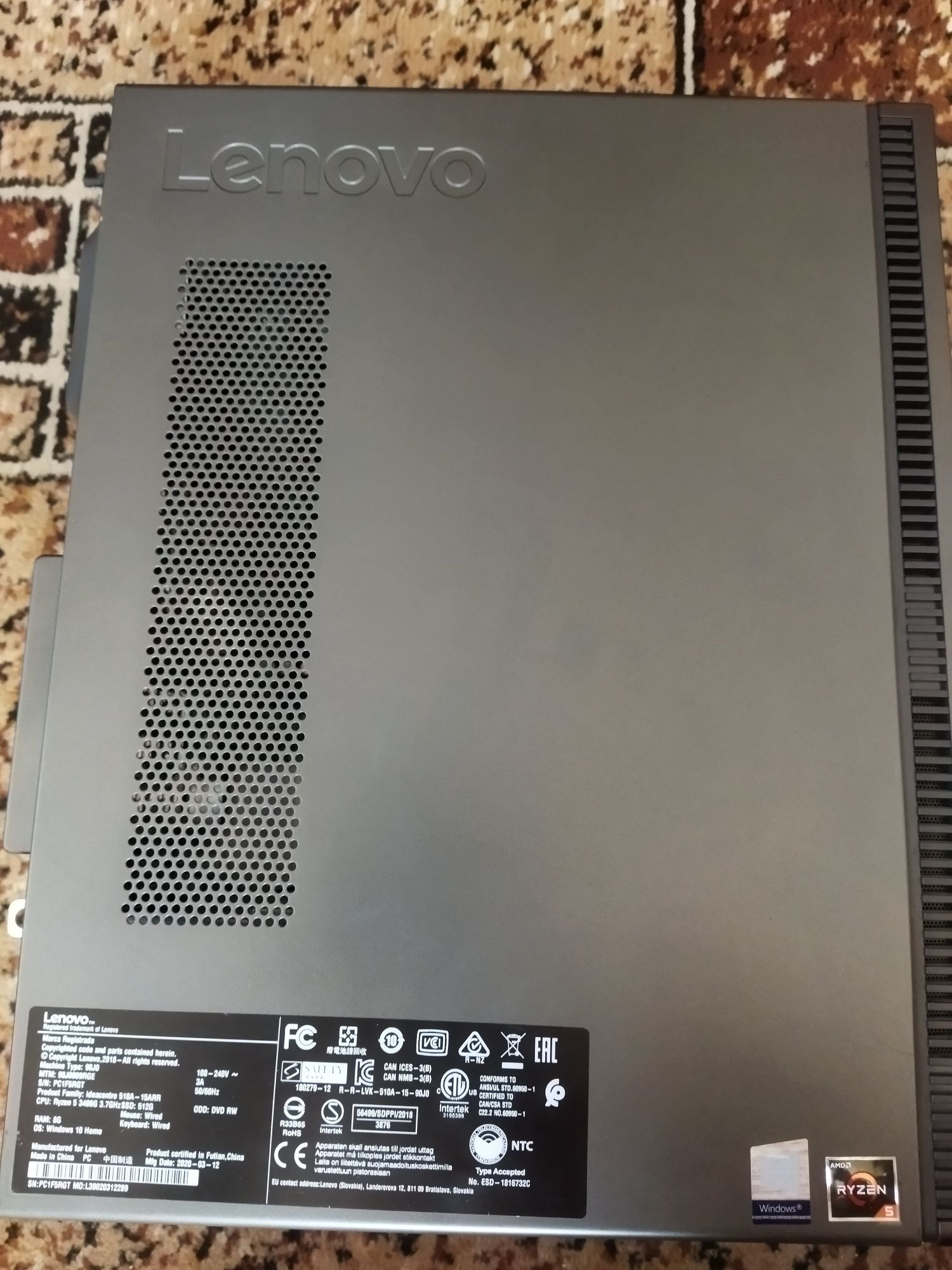 ‼️PC‼️Lenovo,A10 9700,Radeon R7,Ram 8,HDD500,WiFi,Bluetooth,Windows 11