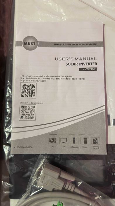 СОНЯЧНИЙ ІНВЕРТОР MUST Серія PV19-6048 EXP (6 КВТ) parallel kit WIFI