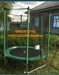 Батут MaxxPro 155см 183см252см 312см  TR6FT з захисною сіткою зелений