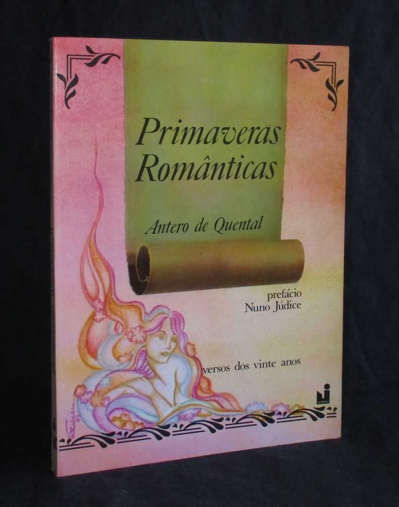 Livro Primaveras Românticas Antero de Quental