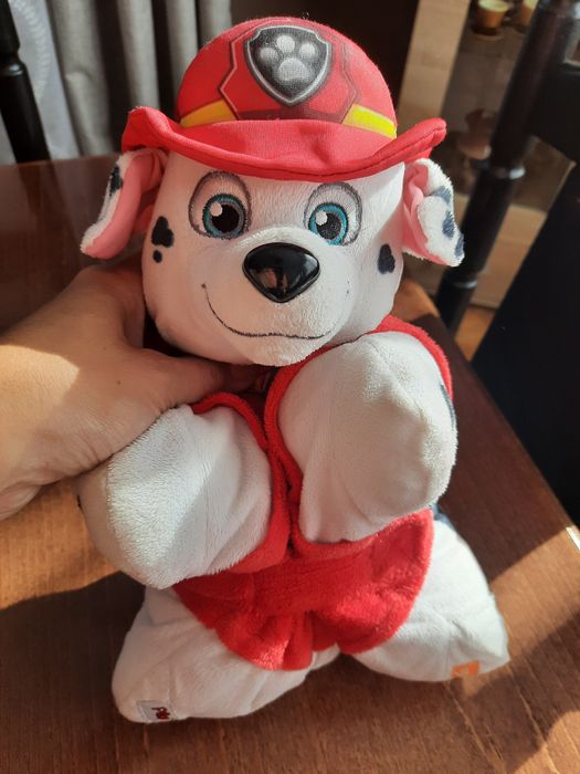 Piesek, maskotka, poduszka Psi Patrol, Marshall strażak