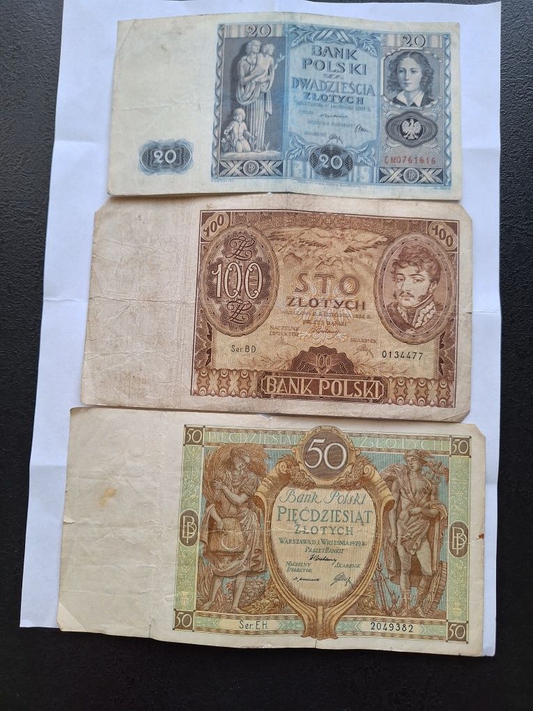 Stare banknoty polskie