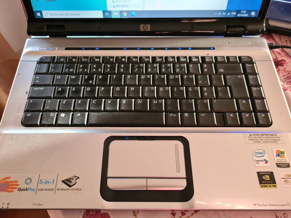 Portatil hp pavilion dv6000 como novo