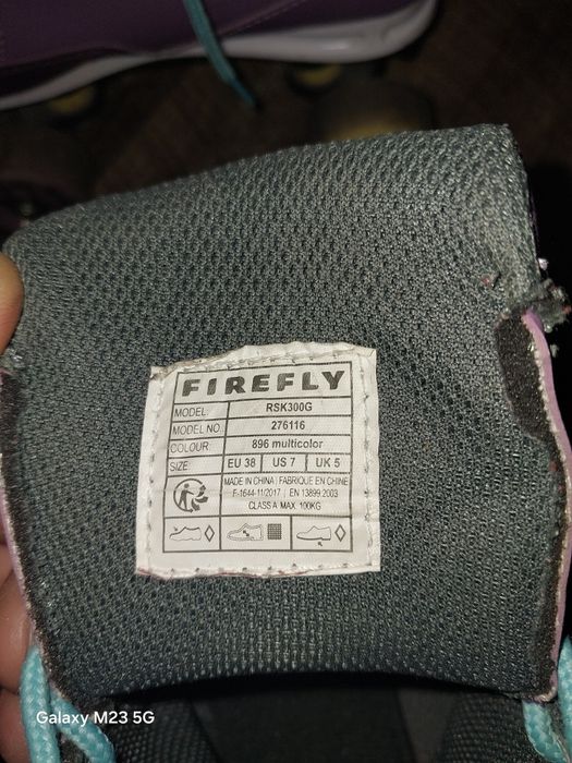 Wrotki FIREFLY fioletowe