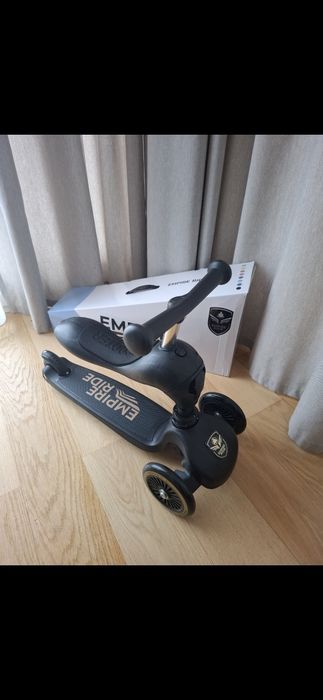 Nowy jeździk hulajnoga Empire ride 2w1 czarna nie scoot