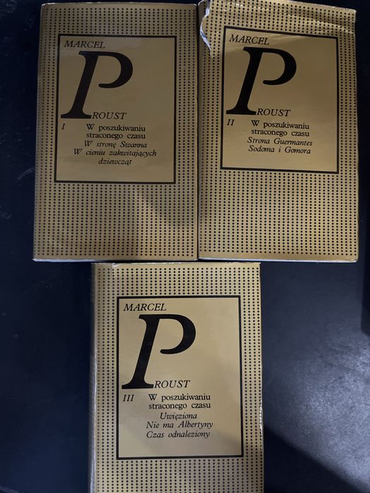 Marcel Proust W poszukiwaniu straconego czasu - 3 tomy