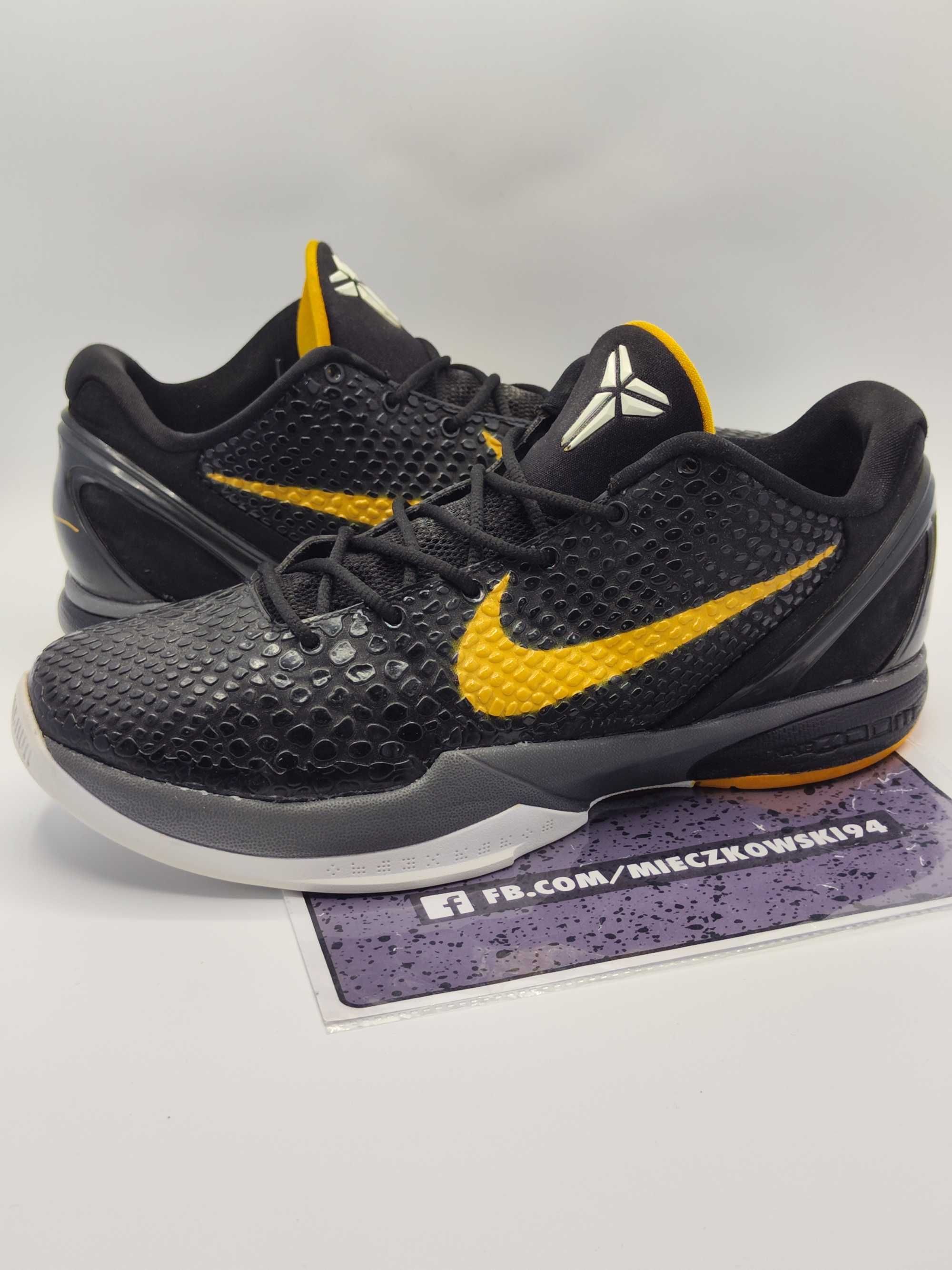 Buty Nike Zoom Kobe VI 'Black Del Sol' 44EUR