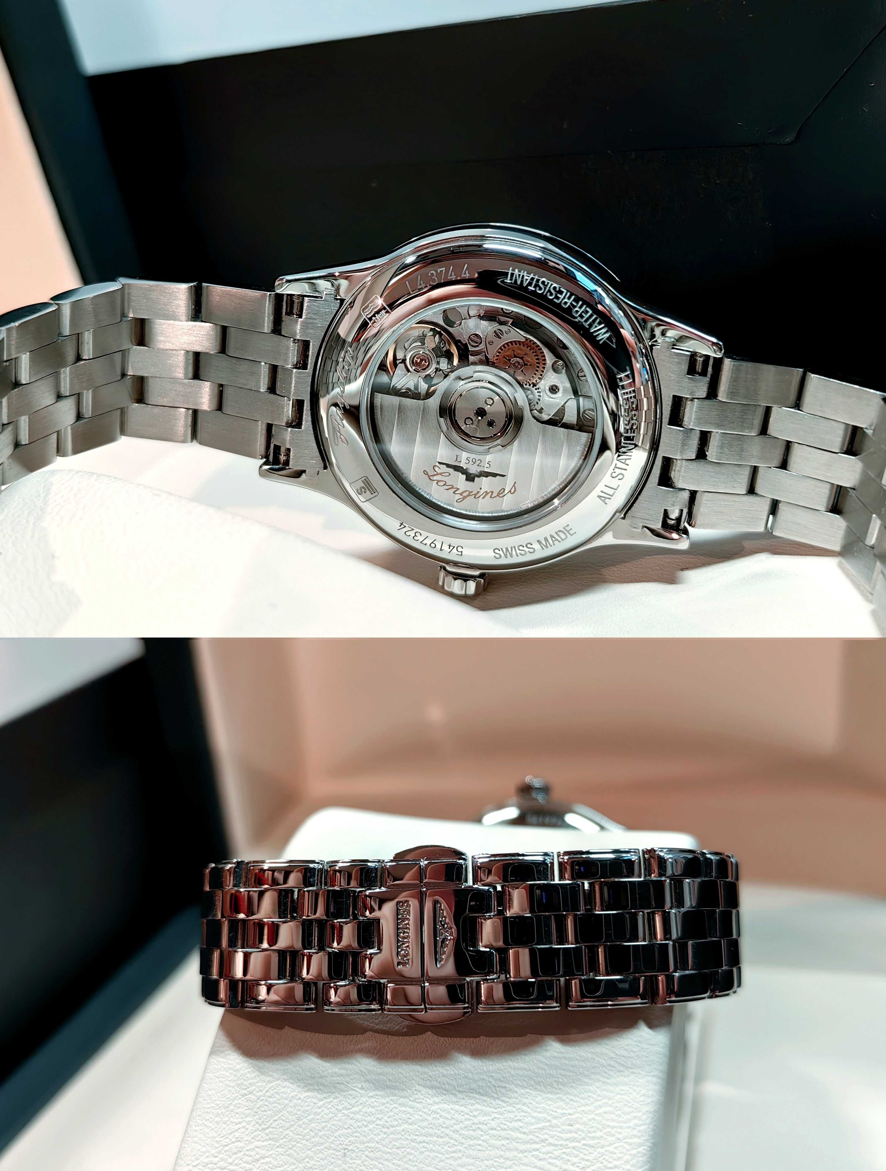 Zegarek Longines Flagship Automatic Data Szafir 45h Komplet Nowy Rach