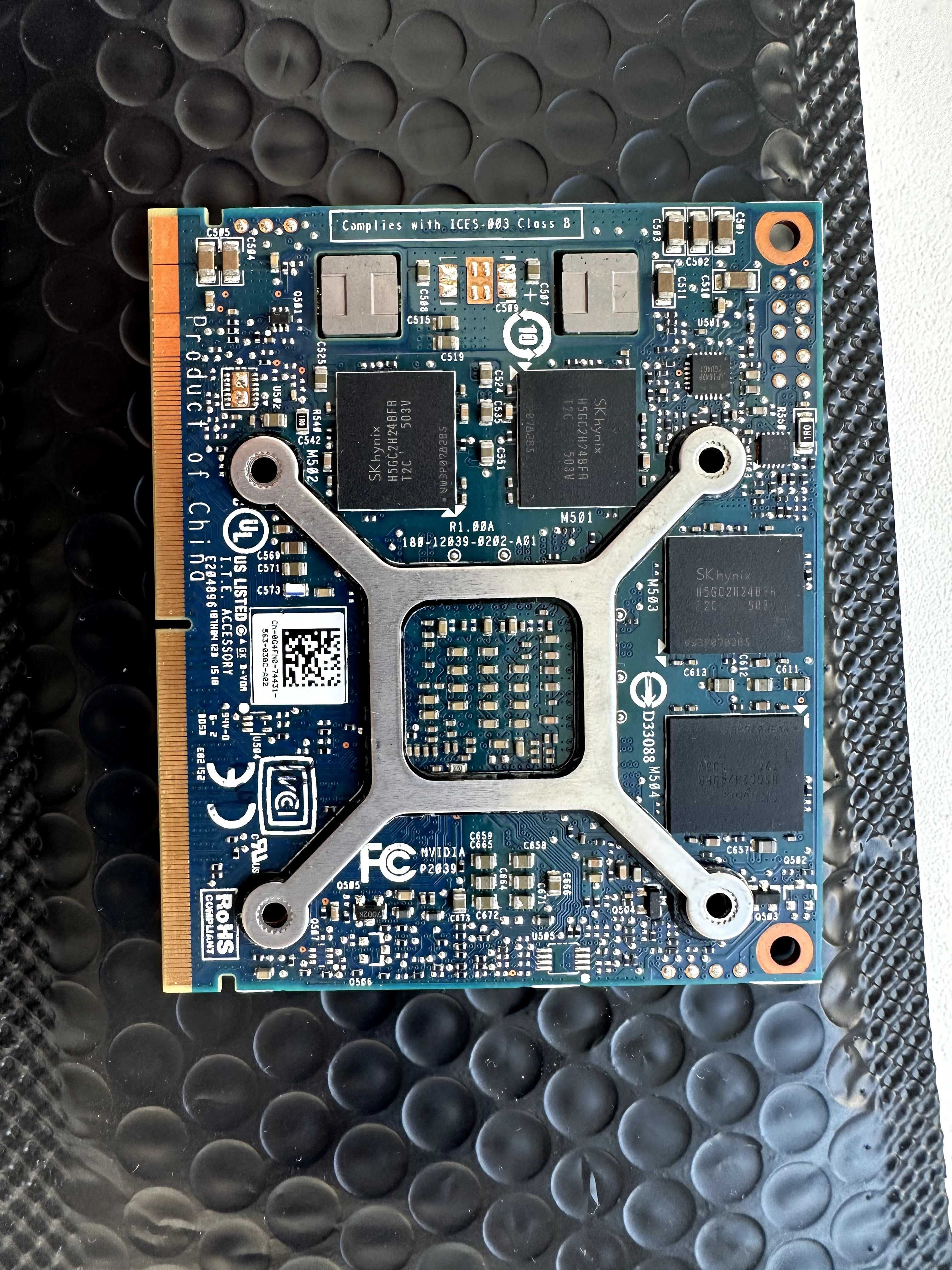 Видеокарта Nvidia k1100 2gb прошита под imac 2009 - 2011 a1311 a1312