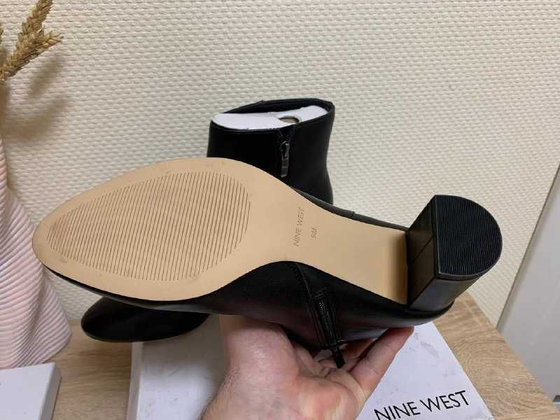 NINE WEST Wntrin оригинал р. 40 41 шкіра сапожки челсі чоботи