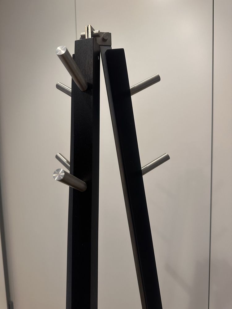 Bengaleiro de inox e wengé