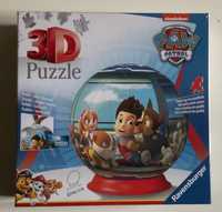 RAVENSBURGER Puzzle 3D Psi Patrol 72 elementy kula nowe