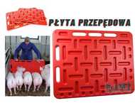 Płyta przepędowa 120x76 czerwona wysyłka