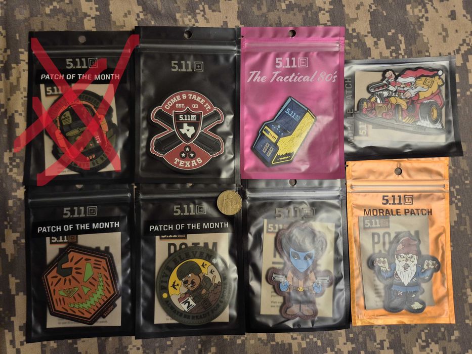 5.11 Патчі/Шеврони