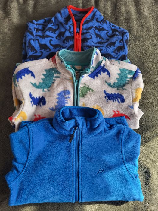 3x bluza polarowa roz. 122/128