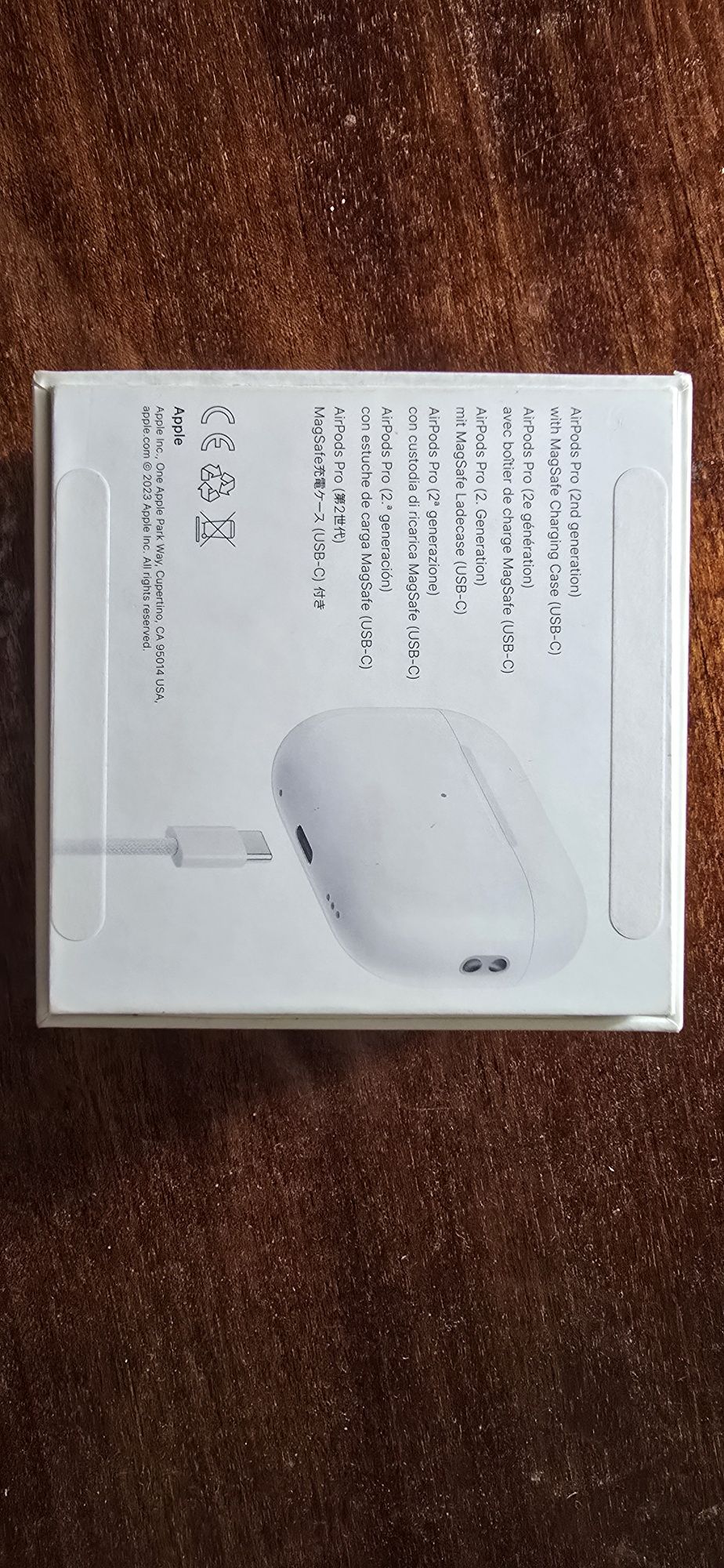 Наушники aplle AirPords 2 pro gen ,(USB-C) (white)