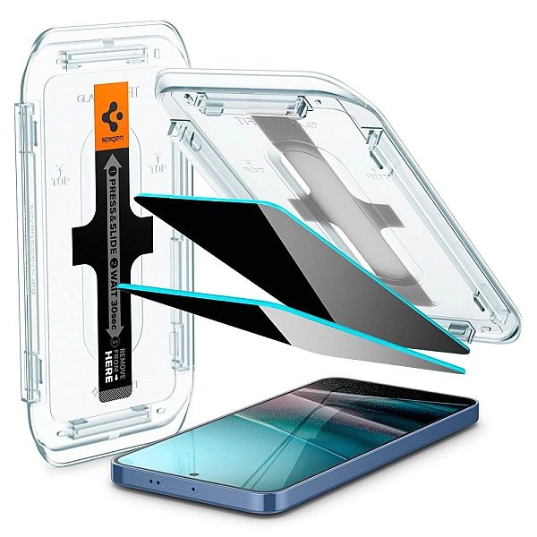 Szkło Prywatyzujące Spigen Glas.tr ”Ez Fit” Hd 2-Pack Galaxy S24+ Plus