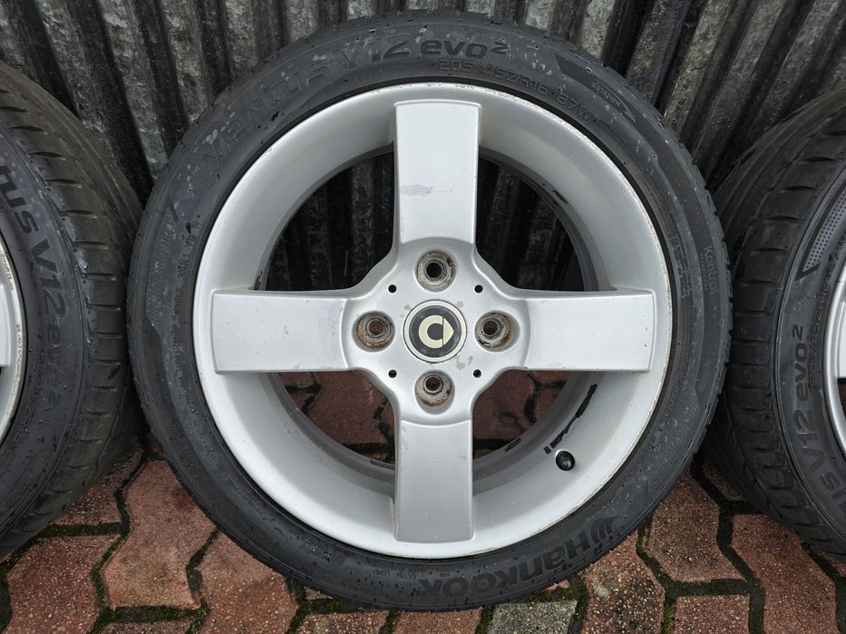 Felgi z oponami 205/45R15 Smart Forfour I 4x114,3 Chevrolet Lacetti