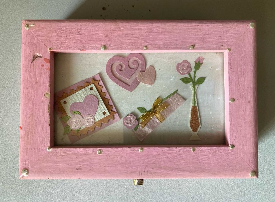 Caixa Guarda-Jóias de Madeira