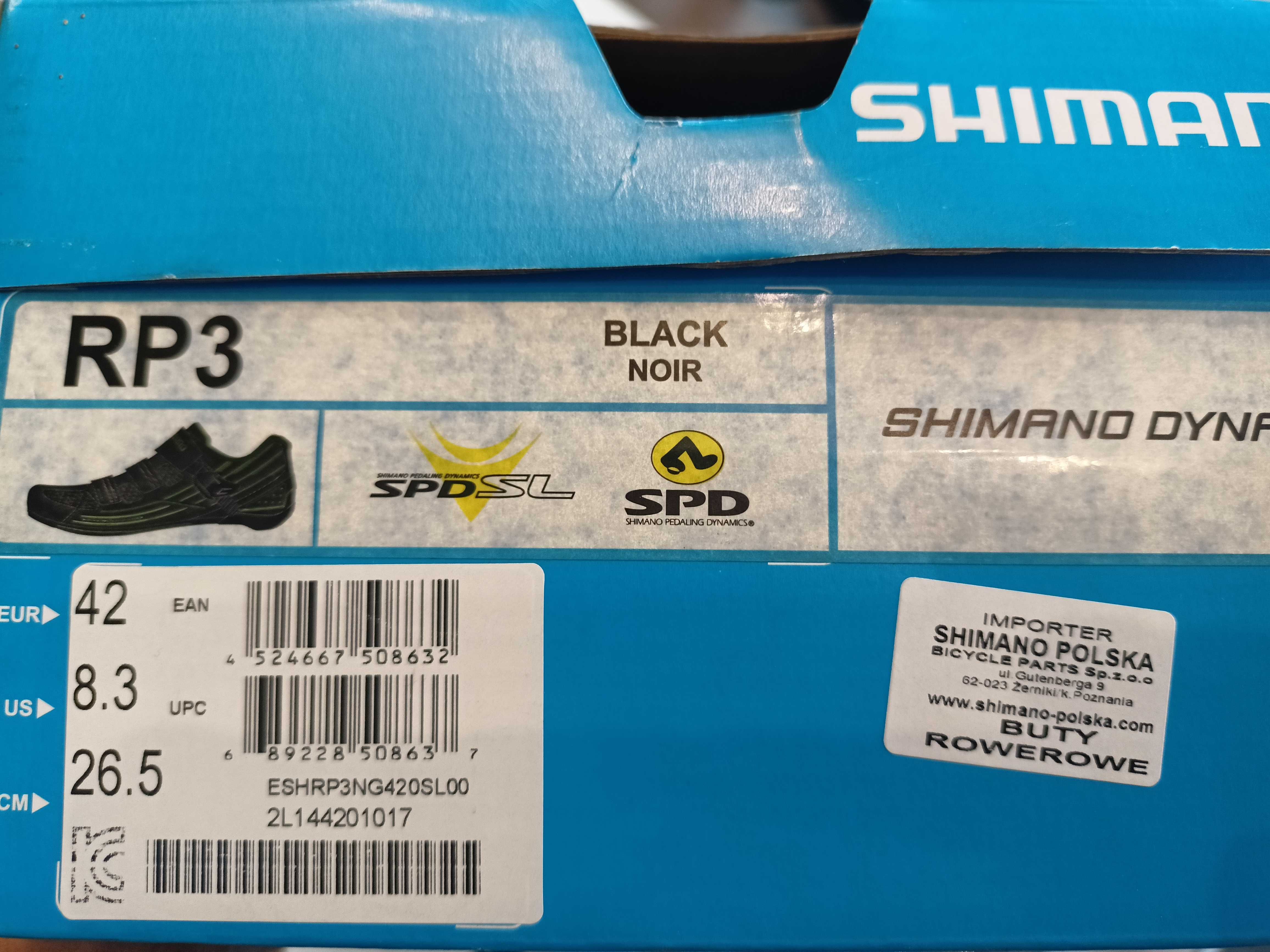 Buty szosowe Shimano RP3 rozmiar 43 Promocja!