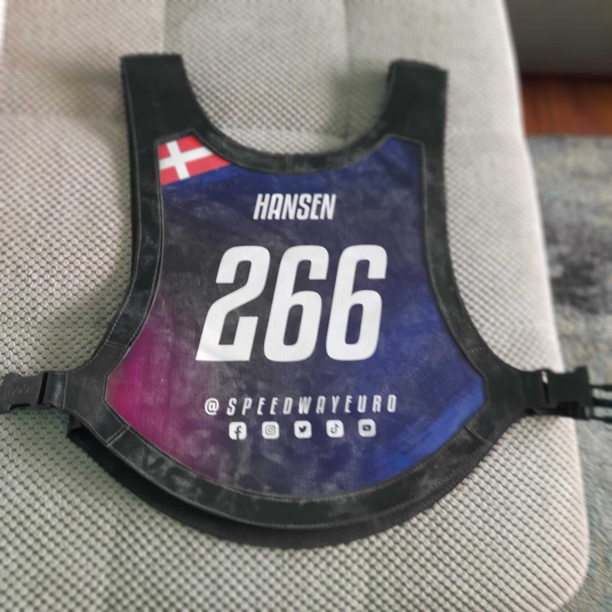 Speedway plastron Mads Hansen