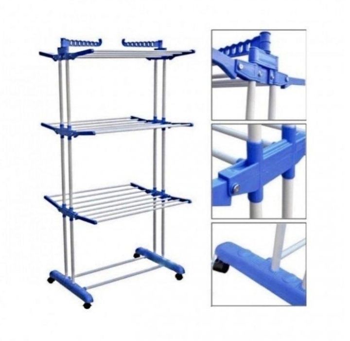 Складана підлогова сушарка для одягу та речей