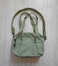 Kipling сумка зелёная с обезьяной