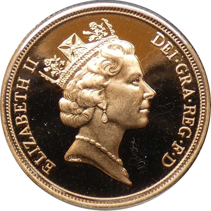 1993 Libra Ouro Proof c/ Caixa e Certificado – apenas 4349 produzidas!