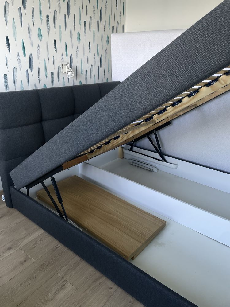 Łóżko z pojemnikiem 160x200, M&K Foam Koło