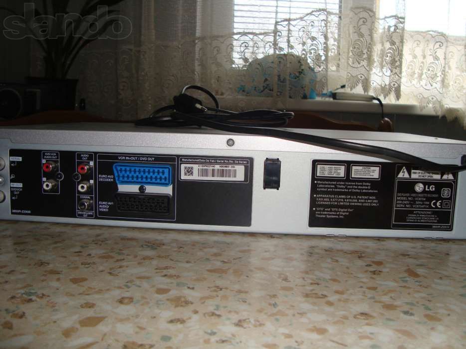 DVD+VHS(кассета) LG VC 8704