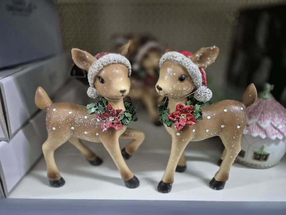 Jeleń Renifer figurka świąteczna 19 cm