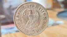 3 Rzesza, 5 Marek HINDENBURG 1935 E Srebro Piękna