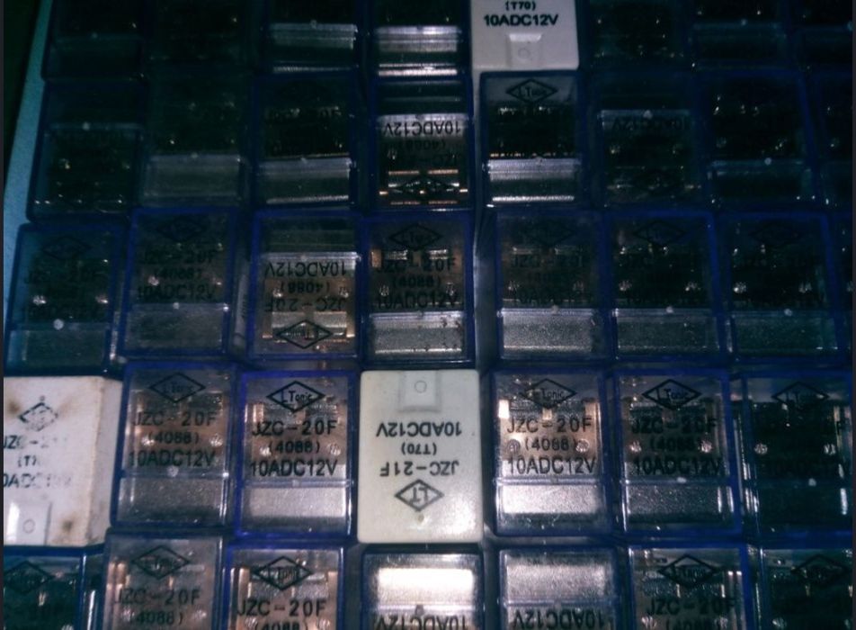 Реле силовое JZC-20F(4088) 10A 12VDC