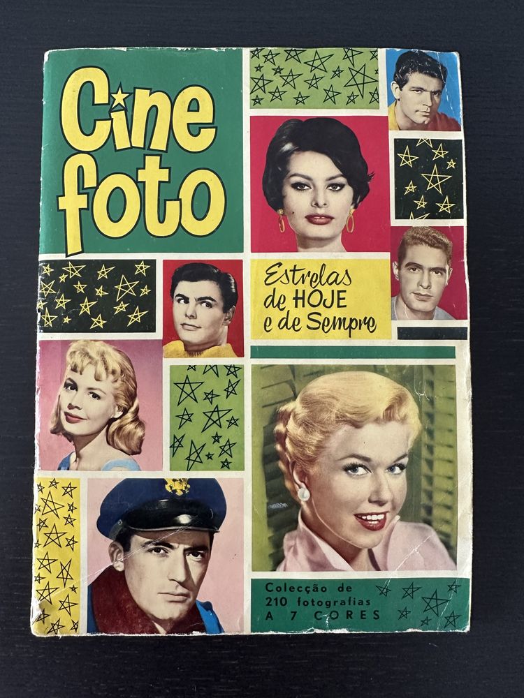 Caderneta de cromos “Cinefoto” - actores de cinema - completa